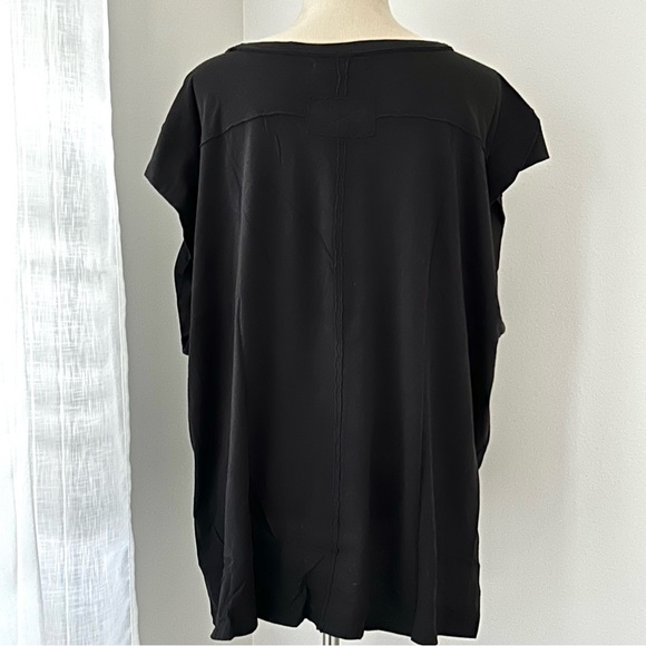 🌸NWT Free People We The Free Naomi Tee. Washed Black. Size: Large - Picture 4 of 8